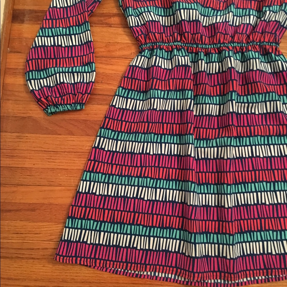 Color Me Multi-Color Polyester Dress- Size Large - Picture 2 of 8